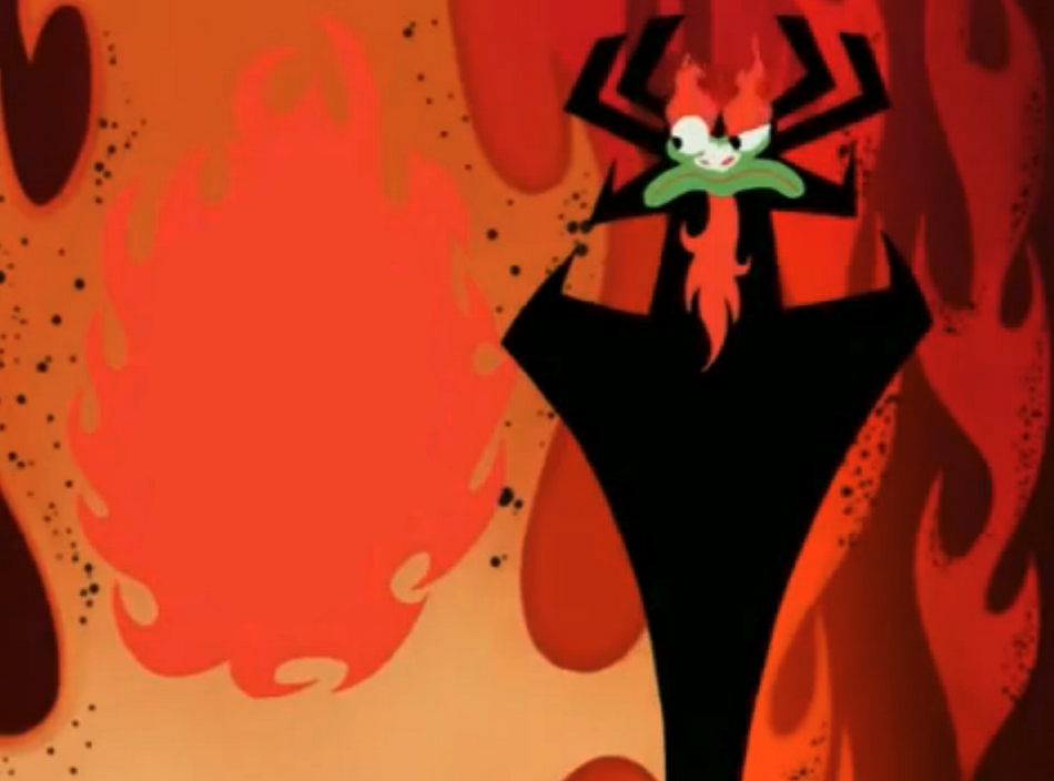 Aku watches.