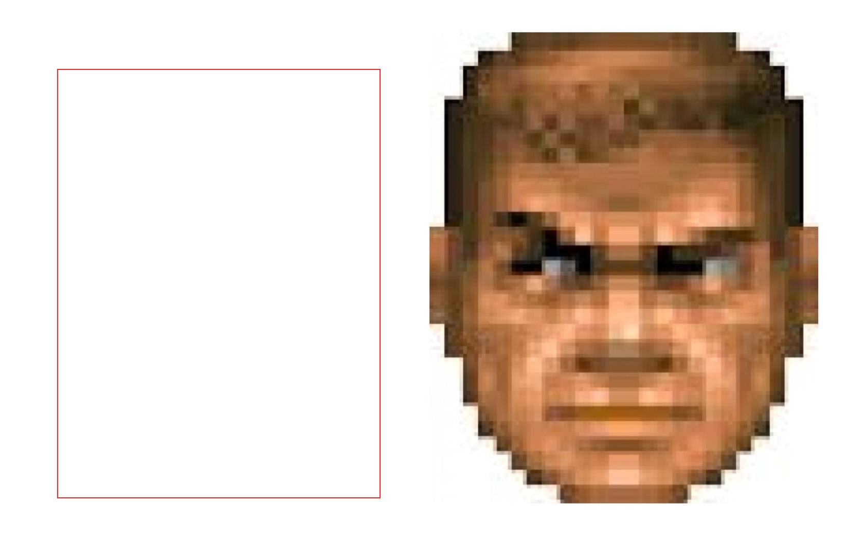 Думгай из Doom 64 лицо